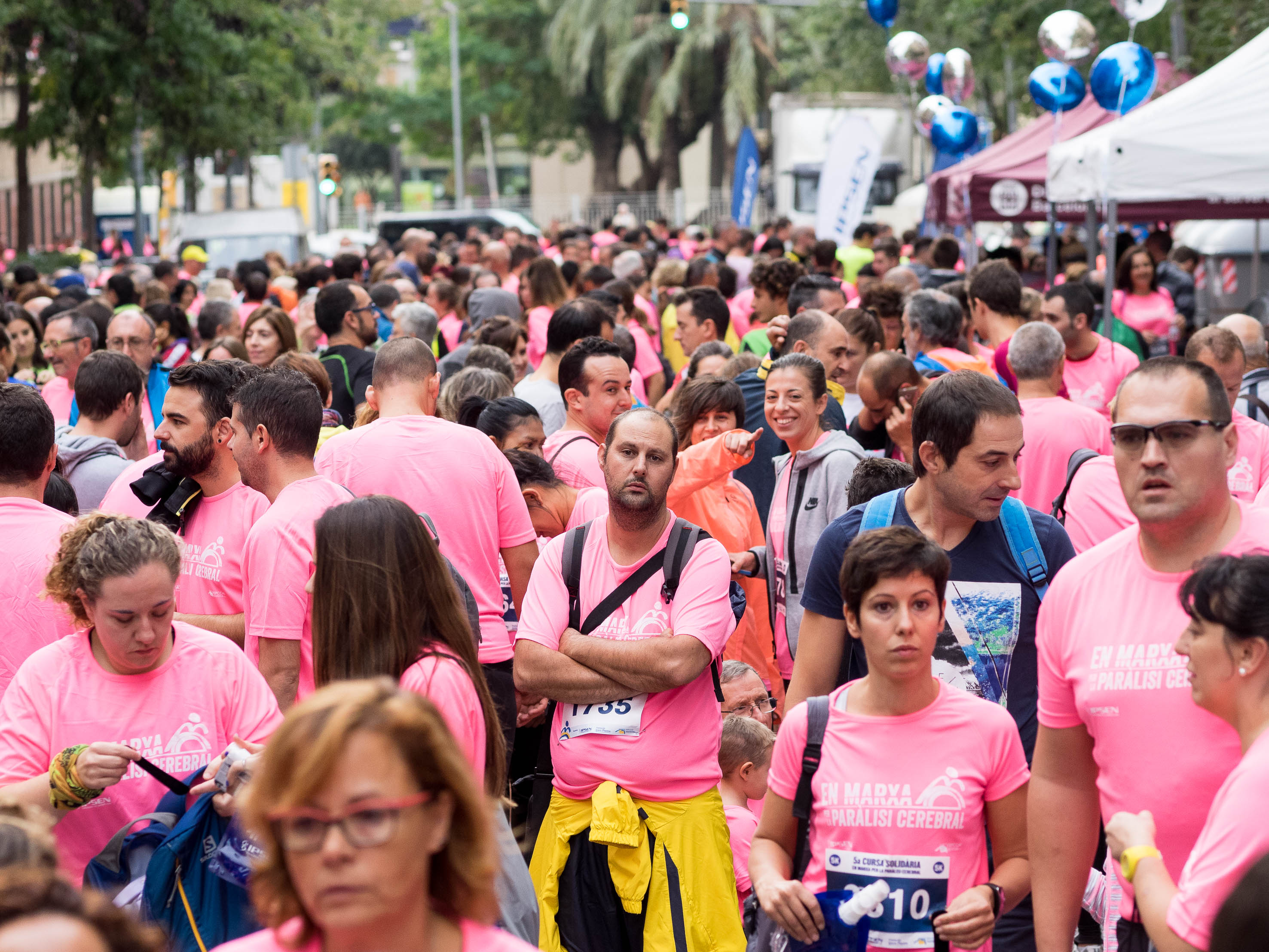 Més de dues mil persones es mouen per la paràlisi cerebral a Barcelona